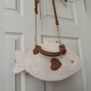 Luv Betsey Johnson Fish cross body purse